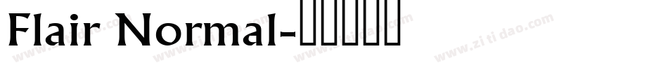 Flair Normal字体转换